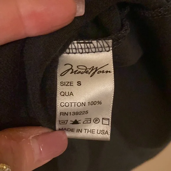 MadeWorn Joan Jett tee the graphics are on front and back small only worn twice. - Picture 7 of 11